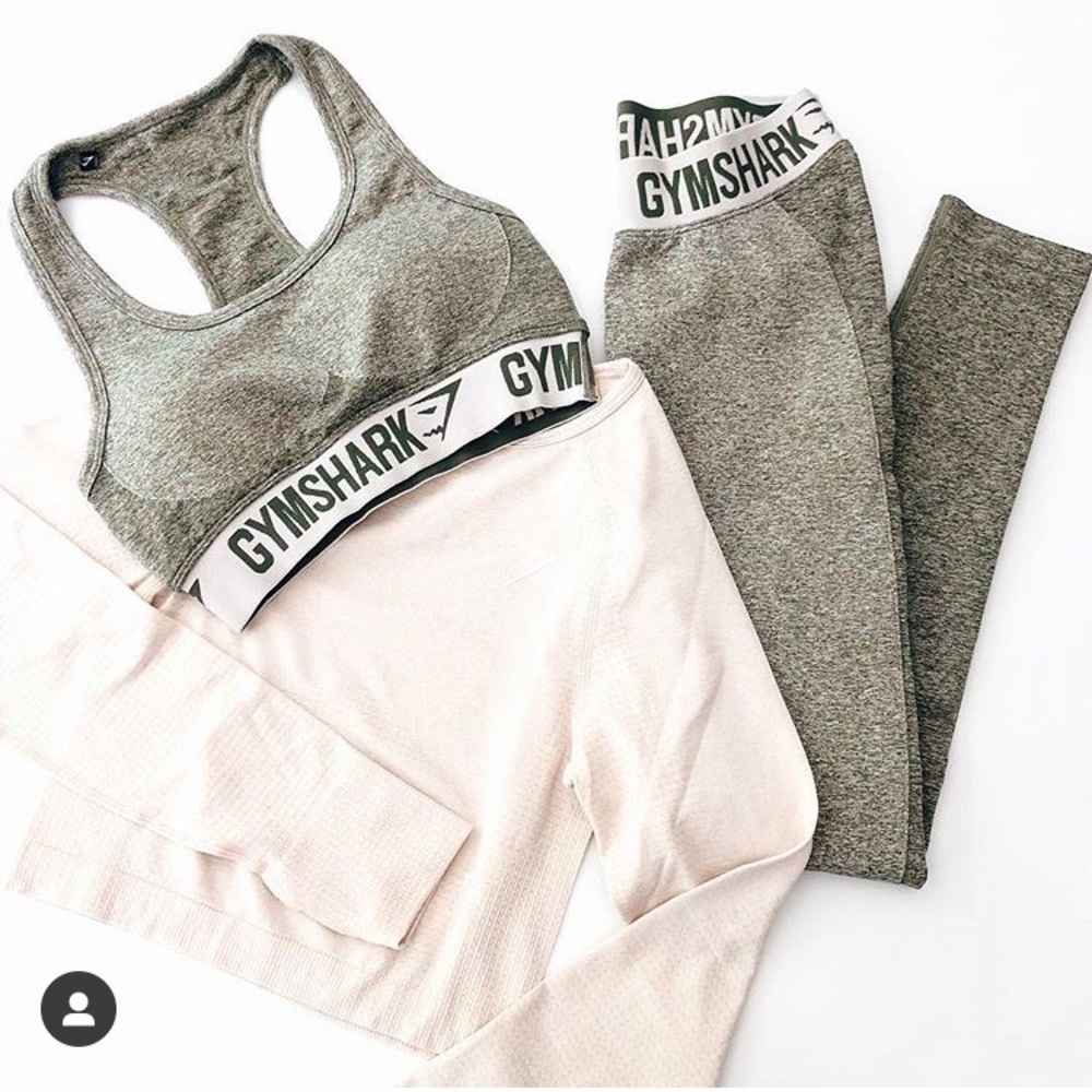 Sand long sleeve seamless top